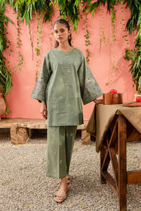 Chippy 2Pc - Embroidered Lawn Dress