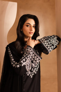 Black Pearl 3Pc - Embroidered Khaddar Dress